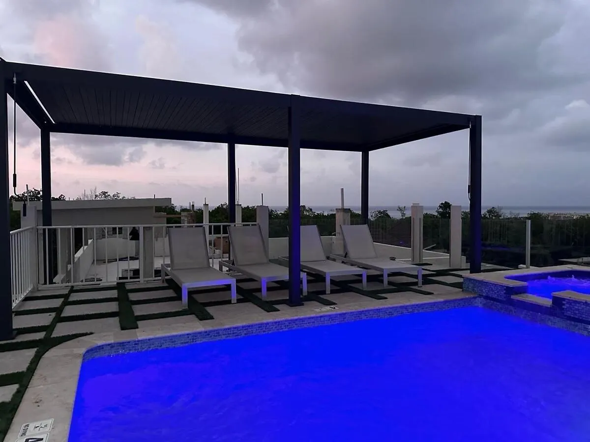 פאלמאות' Sky Haven Retreat- 2Br Rooftop Pool, Stunning Views & Free Airport Pickup