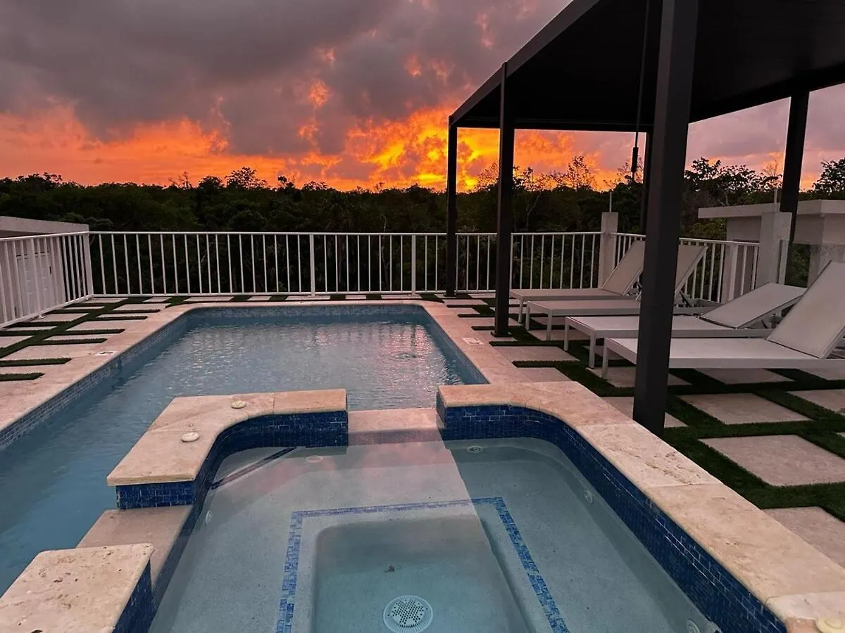 פאלמאות' Sky Haven Retreat- 2Br Rooftop Pool, Stunning Views & Free Airport Pickup 0*,  ג'מייקה