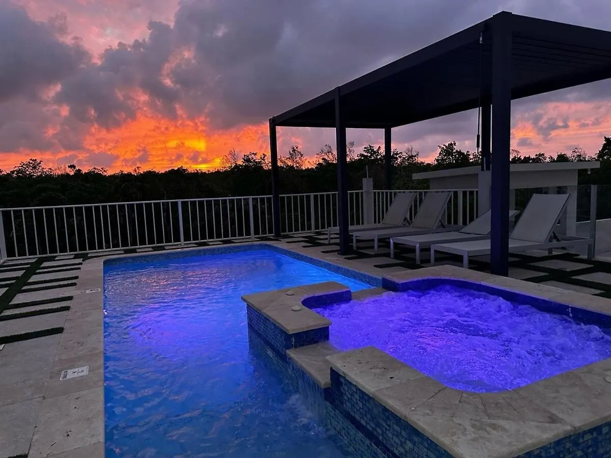 בית נופש פאלמאות' Sky Haven Retreat- 2Br Rooftop Pool, Stunning Views & Free Airport Pickup