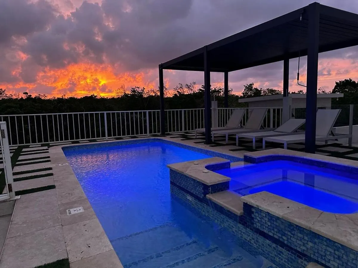 פאלמאות' Sky Haven Retreat- 2Br Rooftop Pool, Stunning Views & Free Airport Pickup