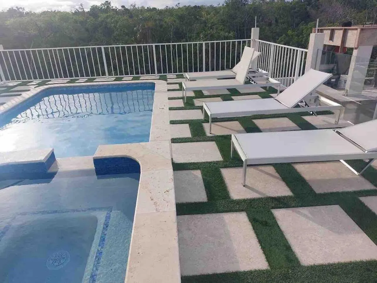 פאלמאות' Sky Haven Retreat- 2Br Rooftop Pool, Stunning Views & Free Airport Pickup